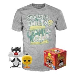 Looney Tunes POP! T-särgikast Sylvester & Tweety Suurus L 27017 цена и информация | Рубашки для мальчиков | kaup24.ee