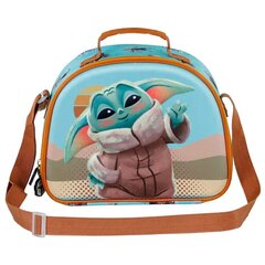 Star Wars Mandalooride Grogu Ütle Hi 3D lõunasöök kott 117122 hind ja info | Laste aksessuaarid | kaup24.ee