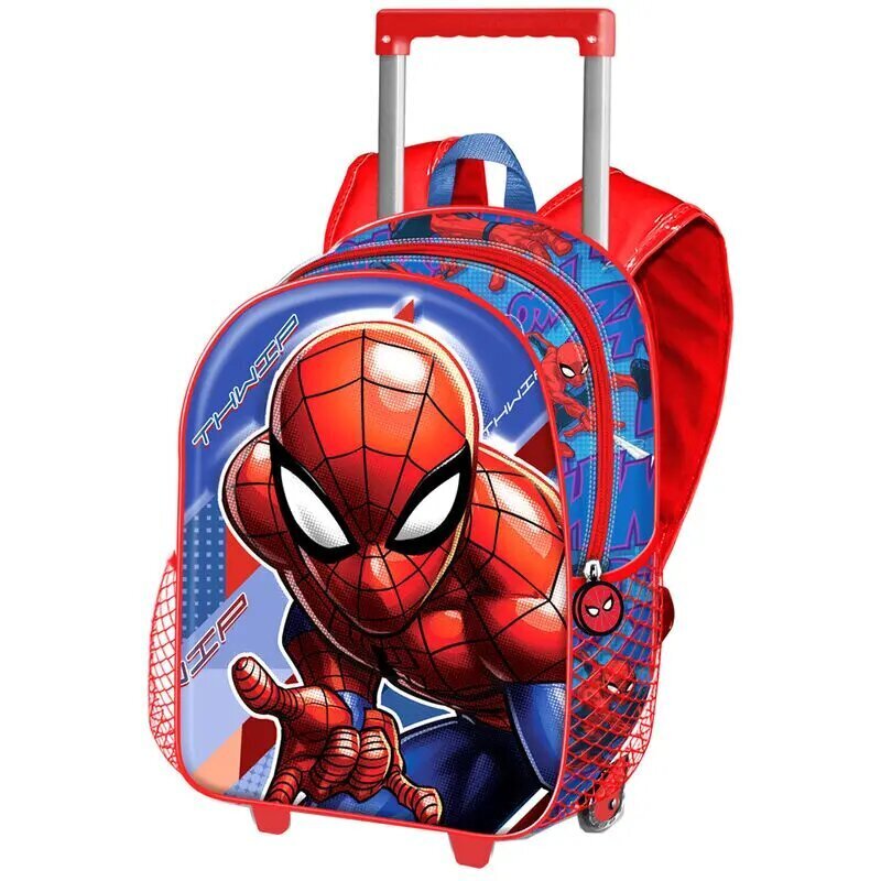 Marvel Spiderman Skew 3D käru 34cm 117058 цена и информация | Koolikotid, sussikotid | kaup24.ee