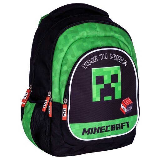 Kooli seljakott Minecraft Creeper Time To Mine цена и информация | Koolikotid, sussikotid | kaup24.ee