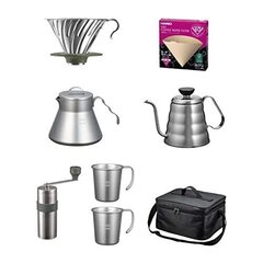 Набор для приготовления кофе на открытом воздухе Hario, 8 предметов цена и информация | Чайники, кофейники | kaup24.ee