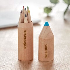 Набор карандашей в деревянной коробке Для самого яркого сна, 7 шт. цена и информация | Другие подарки | kaup24.ee