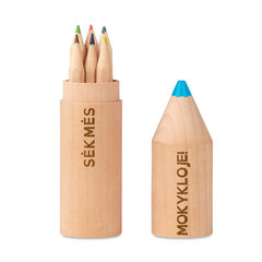 Набор карандашей в деревянной коробке Удачи в школе!, 7 штук цена и информация | Другие подарки | kaup24.ee