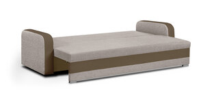Трехместный диван Condi, светло-коричневый/коричневый цвет цена и информация | Диваны | kaup24.ee