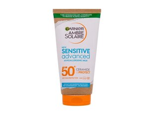 Päikesekaitsepiim tundlikule nahale Garnier Ambre Solaire SPF50+, 175 ml цена и информация | Кремы от загара | kaup24.ee