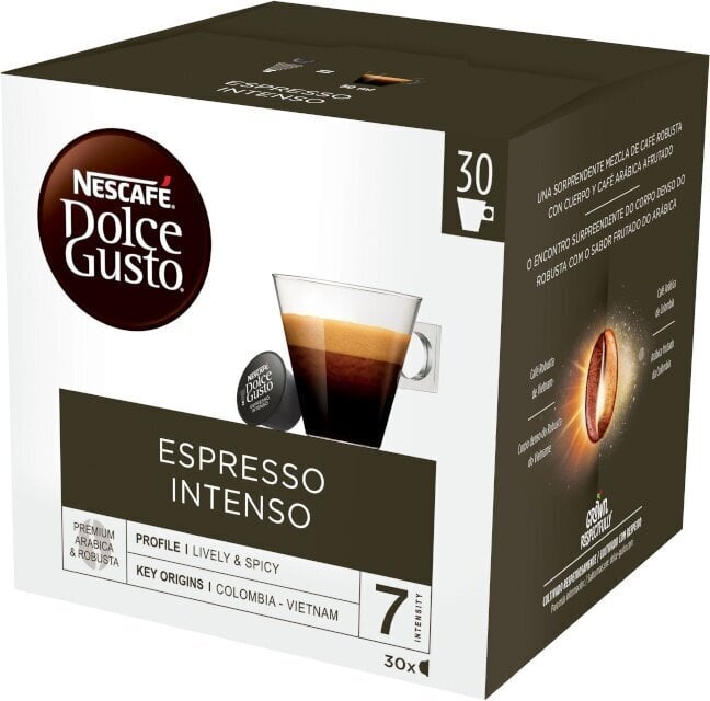 Kohvikapslid Dolce Gusto Espresso Intenso, 30 tk. цена и информация | Kohv, kakao | kaup24.ee