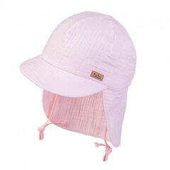 Детская хлопковая шапка TuTu 3-006000-114, розовая цена и информация | Шапки, перчатки, шарфы для девочек | kaup24.ee