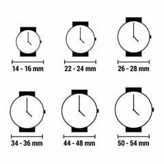 Мужские часы IK IK001-BRWH (Ø 35 мм) цена и информация | Мужские часы | kaup24.ee