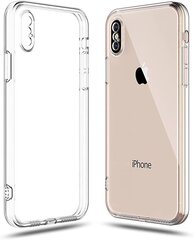 Telefoniümbris Fusion Precise Back Case 2mm protect silicone case Apple iPhone XS Max, läbipaistev hind ja info | Telefoni kaaned, ümbrised | kaup24.ee