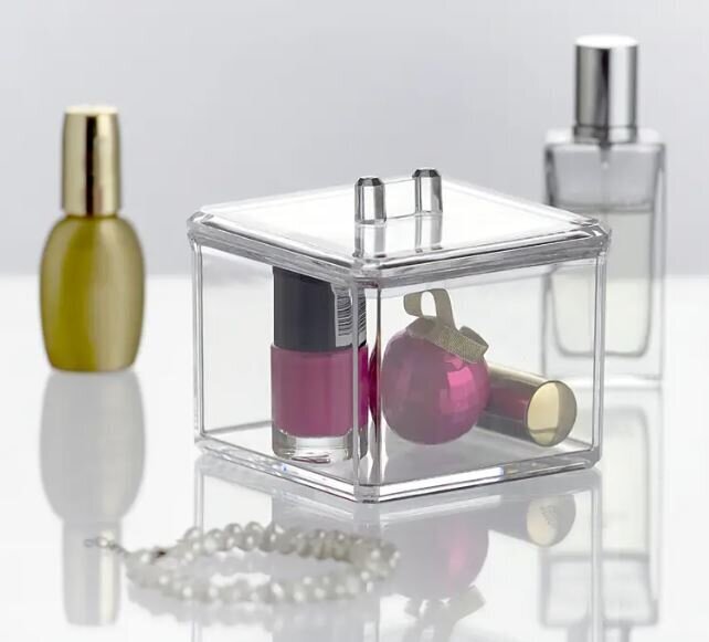 Jotta konteiner kosmeetikale Beauty, 9x9x7 cm hind ja info | Vannitoa sisustuselemendid ja aksessuaarid | kaup24.ee