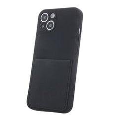 Telefoniümbris Fusion Card Case silikoonist Samsung A236 Galaxy A23 5G, must цена и информация | Чехлы для телефонов | kaup24.ee