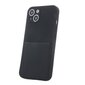 Telefoniümbris Fusion Card Case silikoonist Samsung A236 Galaxy A23 5G, must hind ja info | Telefoni kaaned, ümbrised | kaup24.ee