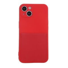 Telefoniümbris Fusion Card Case silikoonist Apple iPhone 11, punane цена и информация | Чехлы для телефонов | kaup24.ee