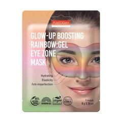 Гидрогелевая маска для кожи вокруг глаз Purederm Glow-Up Boosting Rainbow Gel Eye Zone, 8 г цена и информация | Маски для лица, патчи для глаз | kaup24.ee