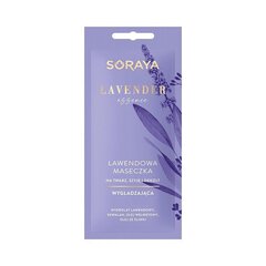 Lavendli siluv mask näole, kaelale ja dekolteele Soraya Lavender Essence, 8 ml цена и информация | Маски для лица, патчи для глаз | kaup24.ee