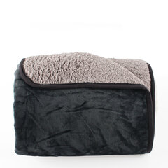 SHERPA водонепроницаемое одеяло из овчины 150x200 двойное темно-серое цена и информация | Одеяла | kaup24.ee