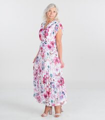 Naiste kleit Abito Moda 232802 01, valge/bordoo 232802*01-ONE hind ja info | Kleidid | kaup24.ee