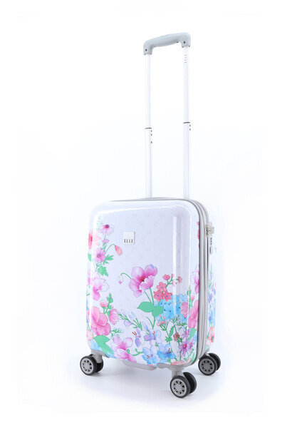 Väike kohver Elle Flower S valge hind ja info | Kohvrid, reisikotid | kaup24.ee
