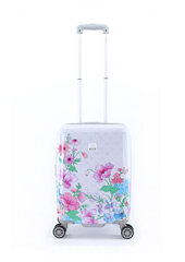 Väike kohver Elle Flower S valge цена и информация | Чемоданы, дорожные сумки | kaup24.ee
