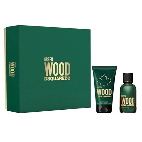 Komplekt Dsquared meestele: tualettvesi Wood Pour Homme EDT, 100ml + dušigeel, 150ml цена и информация | Meeste parfüümid | kaup24.ee