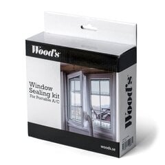 Wood's Wac-WK Комплект для герметизации окна мобильного кондиционера воздуха цена и информация | Кондиционеры, рекуператоры | kaup24.ee