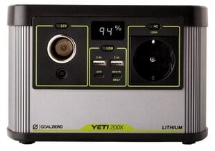 Портативная электростанция Goal Zero Yeti 200X, 187 Втч/14,4 В, с аккумулятором цена и информация | Электрогенераторы | kaup24.ee