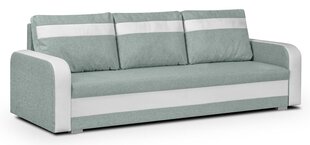 Трехместный диван Condi, светло-серый/белый цвет цена и информация | Диваны | kaup24.ee