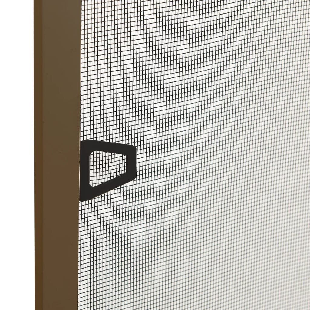 vidaXL putukavõrk aknale pruun 100 x 120 cm hind ja info | Sääsevõrgud, putukavõrgud | kaup24.ee
