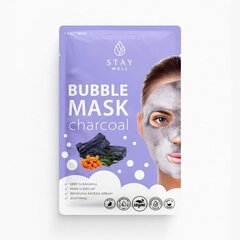 Маска для глубокого очищения лица Stay Well Deep Cleansing Bubble Mask Charcoal, 20г цена и информация | Маски для лица, патчи для глаз | kaup24.ee