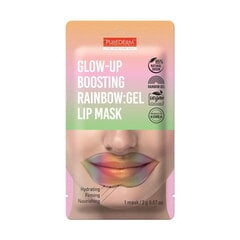 Гидрогелевая маска для губ Purederm Glow-Up Boosting Rainbow Gel Lip Mask, 2г цена и информация | Маски для лица, патчи для глаз | kaup24.ee