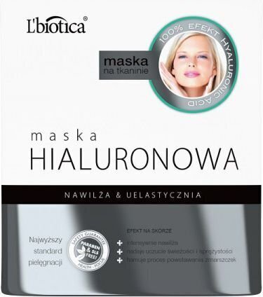 Hüaluroonmask - Intensiivne niisutus Lbiotica, 23ml цена и информация | Näomaskid, silmamaskid | kaup24.ee