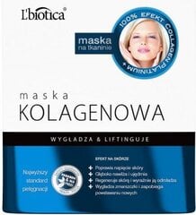 Коллагеновая маска - Источник молодости Lbiotica, 23мл цена и информация | Маски для лица, патчи для глаз | kaup24.ee
