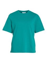 Женская футболка Vila 14079551*02, петроль цена и информация | Футболка женская | kaup24.ee