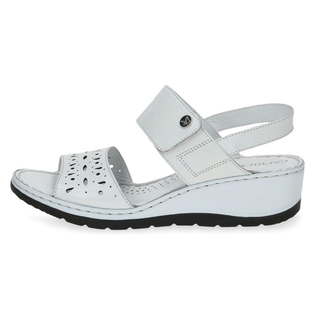 Naiste sandaalid Caprice 9-28253*20, valge 9-28253*01-040 цена и информация | Naiste sandaalid | kaup24.ee