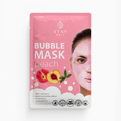 Sügavpuhastav näomask Stay Well Deep Cleansing Bubble Mask Peach, 20g цена и информация | Маски для лица, патчи для глаз | kaup24.ee