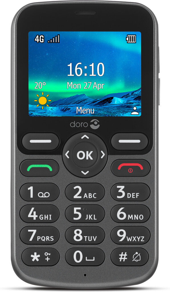 Doro 5861 4G Black hind ja info | Telefonid | kaup24.ee