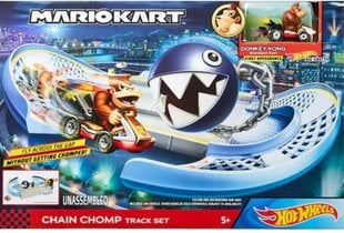 Mattel Hot Wheels: набор треков Mariokart Chain Chomp (GKY48) цена и информация | Игрушки для мальчиков | kaup24.ee