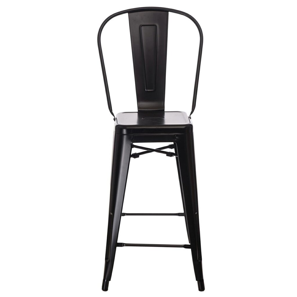 Baaritool Hocker "Paris Black" 66 cm, must inspireeritud "Tolixist" цена и информация | Söögitoolid, baaritoolid | kaup24.ee