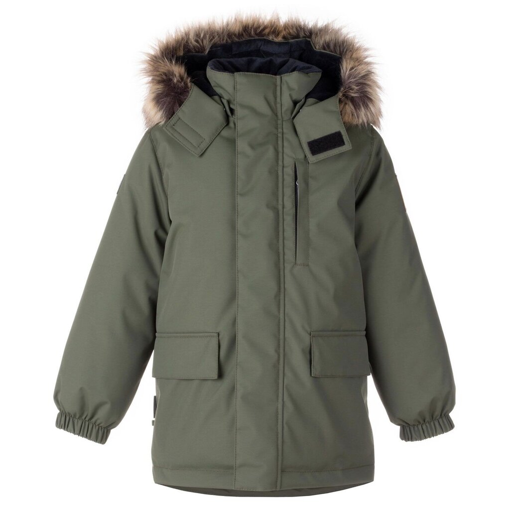 Laste talveparka Lenne 330g Snow 23341*330, oliiv 4741593431371 цена и информация | Poiste joped | kaup24.ee