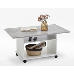 Кофейный столик Azur, белый / серый цена и информация | Журнальные столики | kaup24.ee