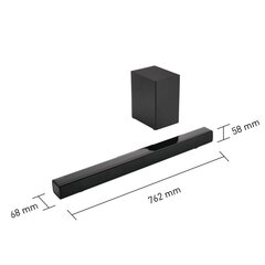 Panasonic 2.1 Soundbar SC-HTB150EGK hind ja info | Panasonic Kodumasinad, kodutehnika | kaup24.ee