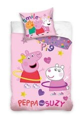 Laste voodipesukomplekt Peppa Pig, 100x135, 2-osaline hind ja info | Beebide ja laste voodipesu | kaup24.ee