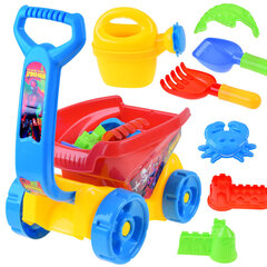 Liivamänguasjakomplekt koos käruga hind ja info | Mänguasjad (vesi, rand ja liiv) | kaup24.ee