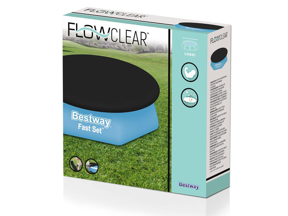 Basseinikatte Bestway FlowClear, 244 cm hind ja info | Basseinitehnika | kaup24.ee