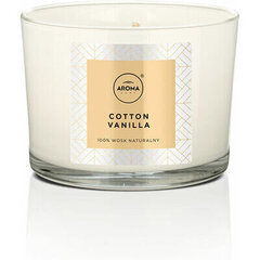 Lõhnaküünal, Elegance, Cotton Vanilla, Aroma, 115 g hind ja info | Küünlad, küünlajalad | kaup24.ee