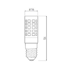 Светодиодная лампа GTV E14 3000K, 3.5Вт, AC220-240В, 360°, 350лм LD-E14P35WE-30 цена и информация | Лампочки | kaup24.ee