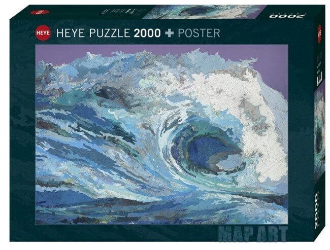 Pusle 2000 Map Art: Wave hind ja info | Pusled | kaup24.ee