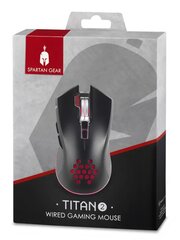 Juhtmega mänguhiir Spartan Gear - Titan 2 цена и информация | Мыши | kaup24.ee