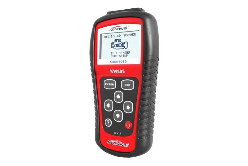 Diagnostiline skanner Konwei KW808 OBDII/EOBD hind ja info | Lisaseadmed | kaup24.ee