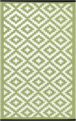Green Decore vaip, 120x180 cm, roheline/valge hind ja info | Vaibad | kaup24.ee